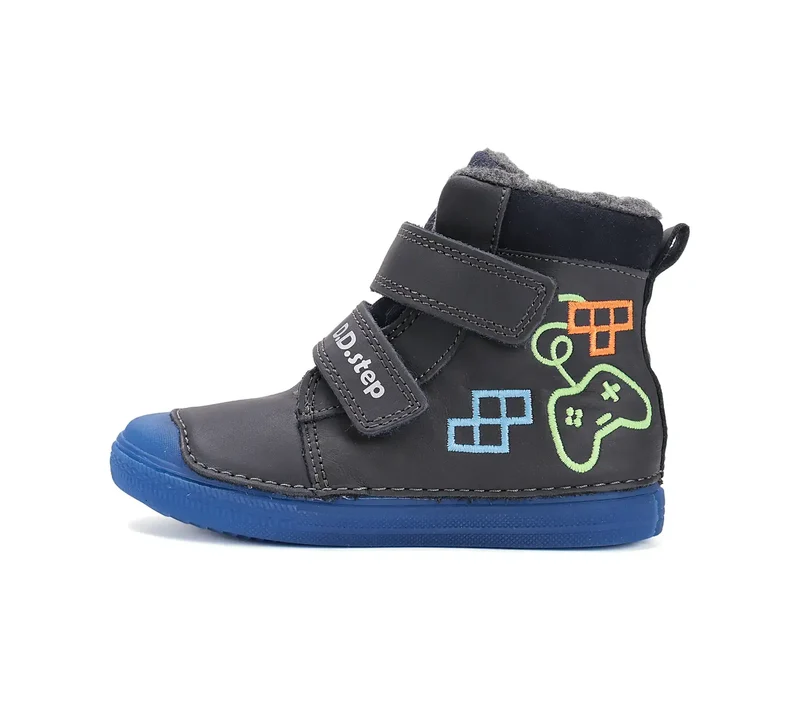 D.D.step Jungen Winterstiefel Königsblau W049-52250B