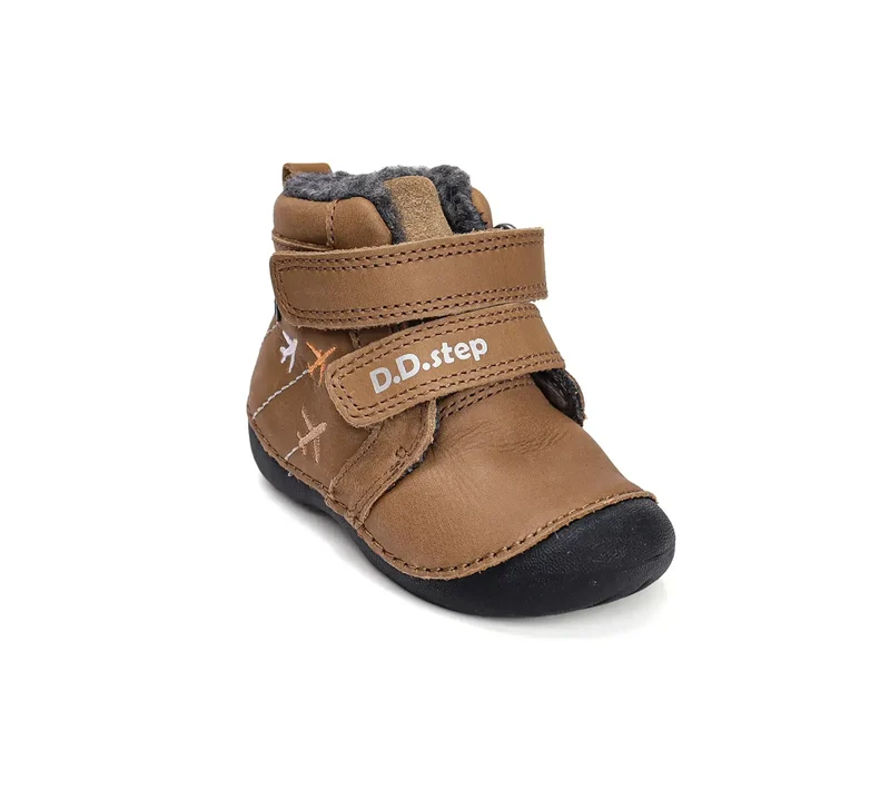 D.D.step Jungen Winterstiefel Schokobraun W015-52347B