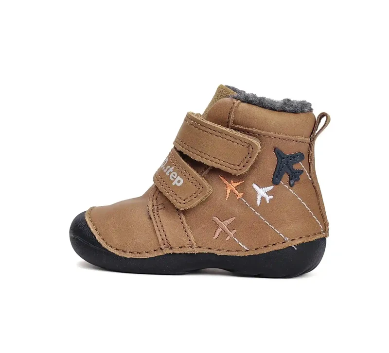 D.D.step Jungen Winterstiefel Schokobraun W015-52347B