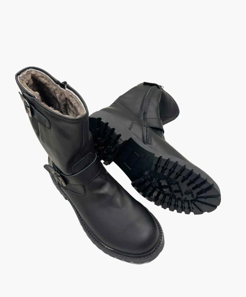 Verdecchia 1404 Biker Boot nero