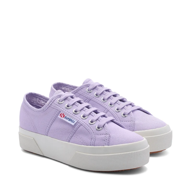 2740 PLATFORM - Lady Shoes - Wedge - Unisex - Violet Lilla-F Avorio