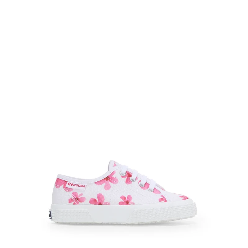 3750 KIDS FLOWER PRINT LEGGERA - Le Superga - Sneaker - Girl - White-Pink