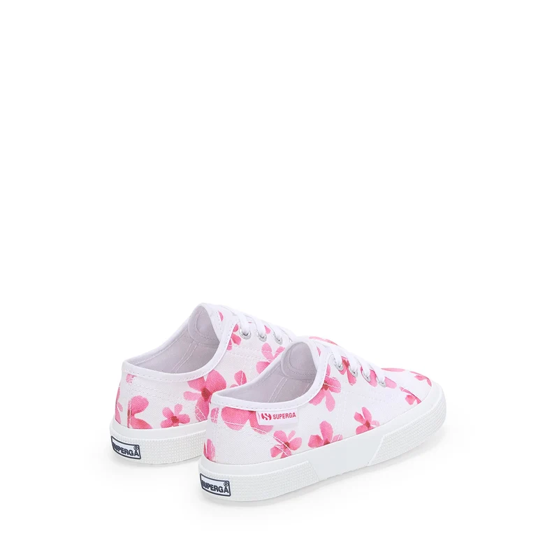 3750 KIDS FLOWER PRINT LEGGERA - Le Superga - Sneaker - Girl - White-Pink