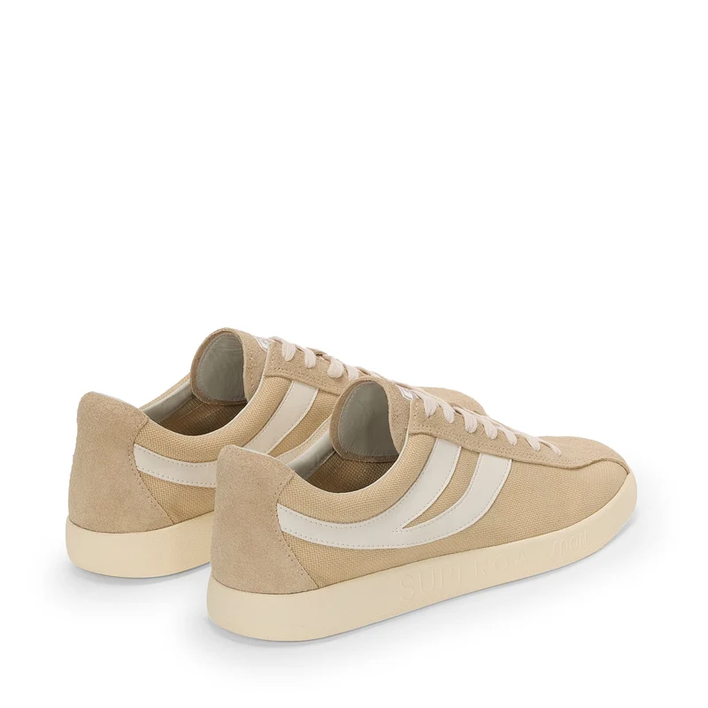 1960 CAPRI COTTON HAIRYSUEDE - Sneakers - Low Cut - Unisex - Beige LT-White Avorio-Off Yellow
