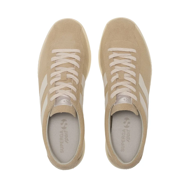 1960 CAPRI COTTON HAIRYSUEDE - Sneakers - Low Cut - Unisex - Beige LT-White Avorio-Off Yellow