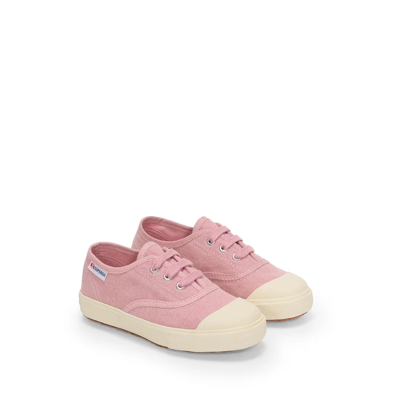 2118 KIDS COTTON STONE WASH - Sneakers - Low Cut - Kid unisex - Pink Frost-FOff White
