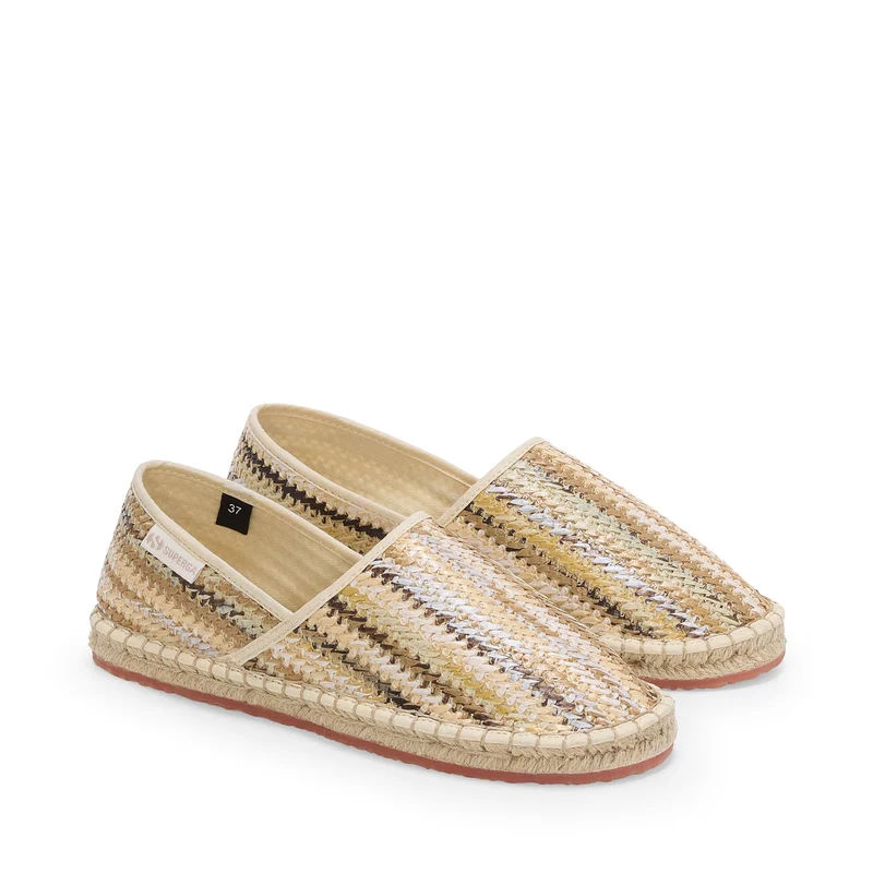 3009 RAFFIA ROPE - Espadrilles - Low Heel - Woman - Beige Weaving