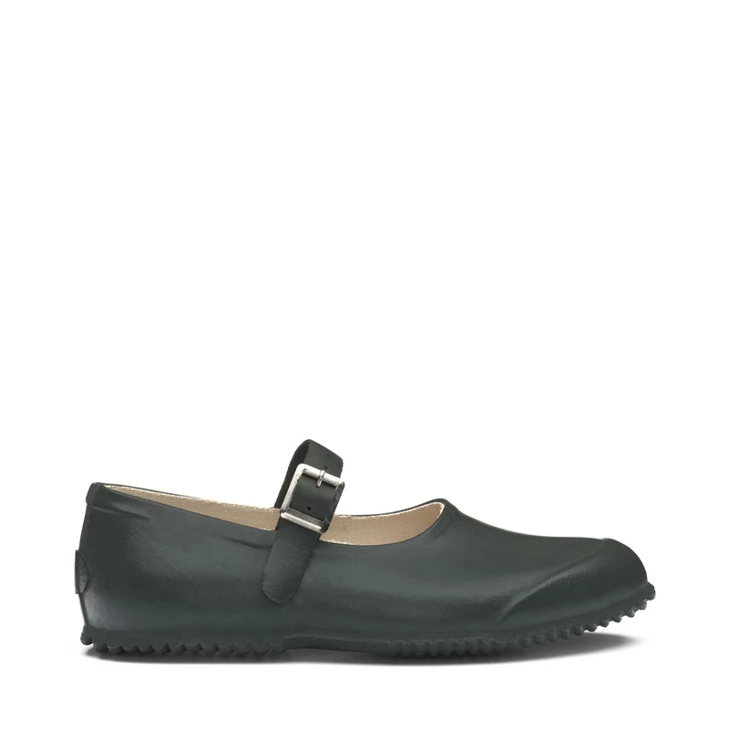 803 RUBBER MARY JANE - Ballerine - Ballerina - Woman - Green Sherwood
