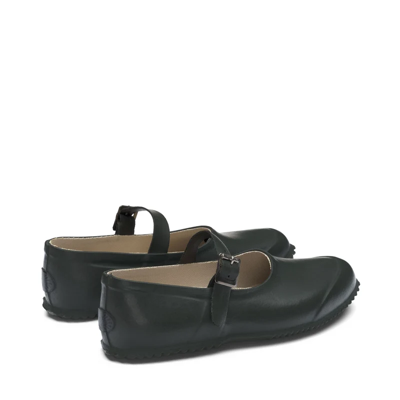 803 RUBBER MARY JANE - Ballerine - Ballerina - Woman - Green Sherwood