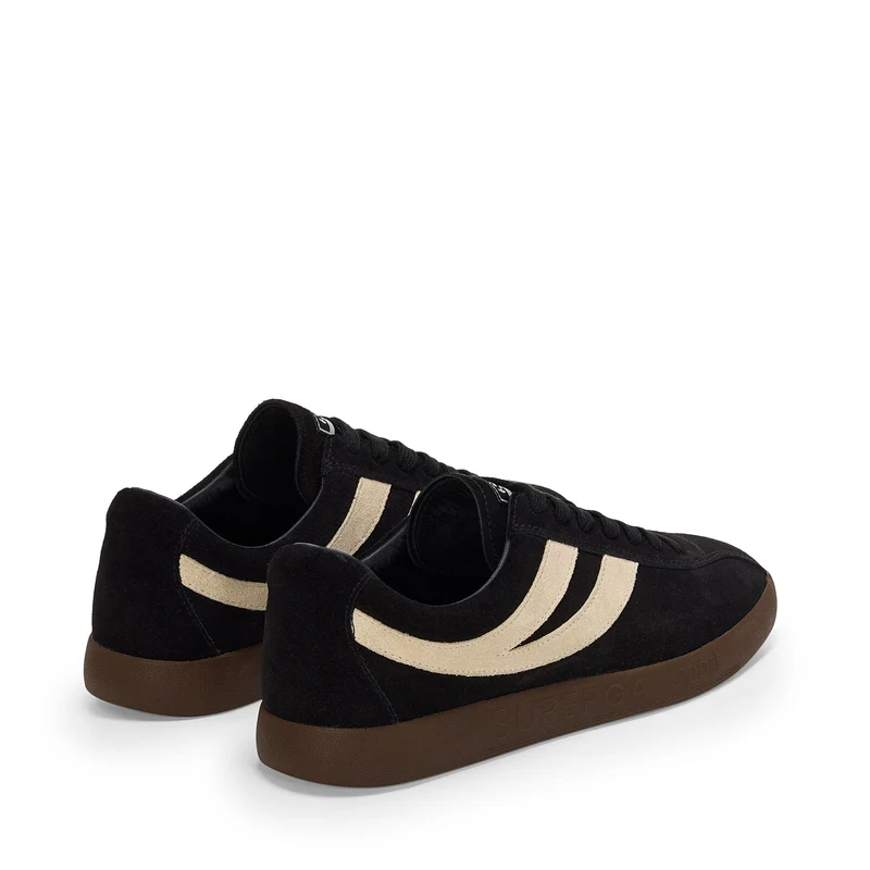 1960 CAPRI - Sneakers - Low Cut - Unisex - Black-White Mastice-Brown Cocoa