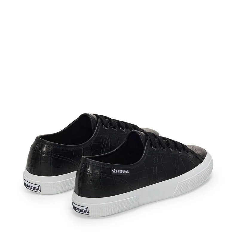 3750 KAIMAN SYNTHETIC MATERIAL LEGGERA - Le Superga - Low Cut - Woman - Black-White