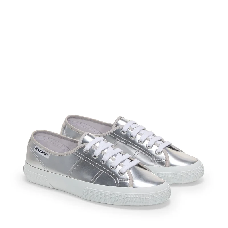 3750 MIRROR SYNTHETIC MATERIAL LEGGERA - Le Superga - Low Cut - Woman - Silver