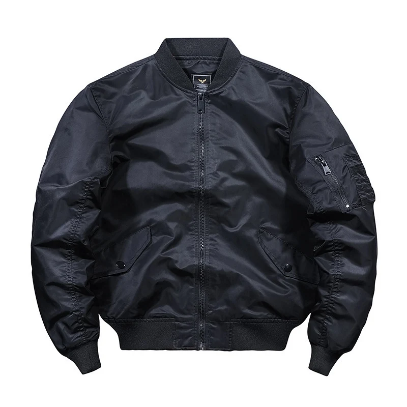 Herren Nylon-Flightbomber mit Ärmeltasche, gesteppter Thermo-Innenlage und geripptem Saum Nord Taschen