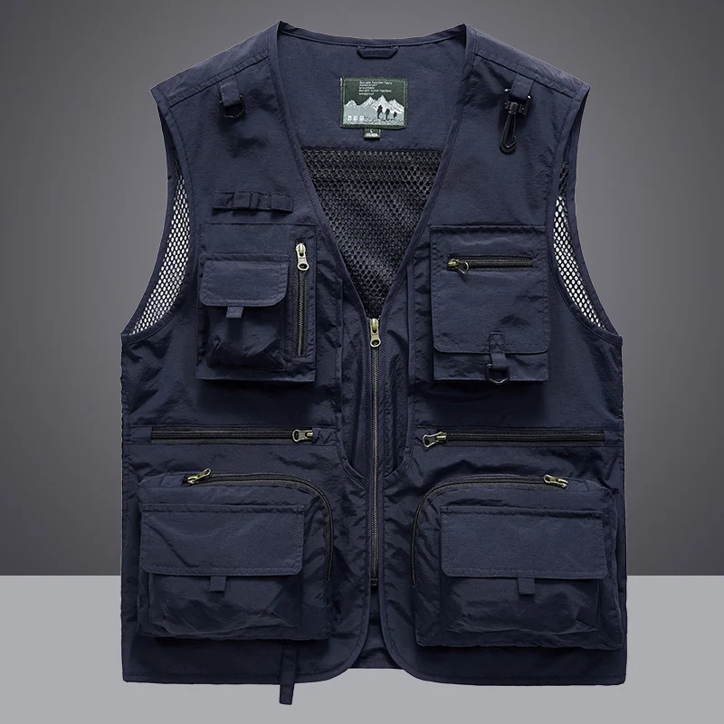 Herren Multifunktionale Angler- und Utilityweste mit Mesh‑Einsätzen und Multifachtaschen Nord Taschen