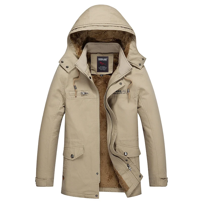 Herren mittellanger Fieldparka im Urban-Style mit Teddyfleece-Innenfutter Nord Taschen