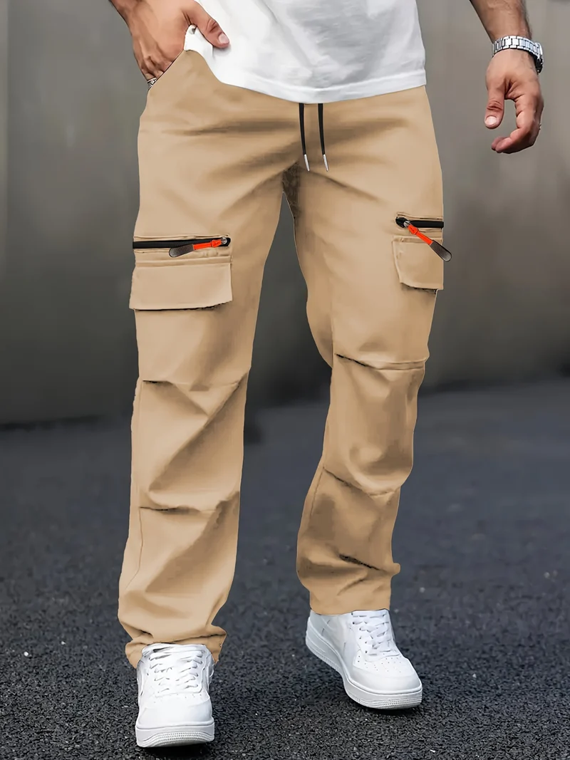 Herren Cargo-Jogginghose mit Zipper‑Utility‑Taschen Nord Taschen