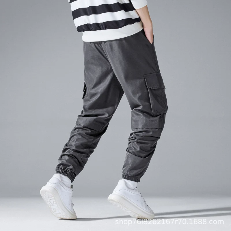 Herren Cargo-Jogginghose mit Tunnelzug, elastischen Knöchelbündchen & Mehrfachtaschen Nord Taschen