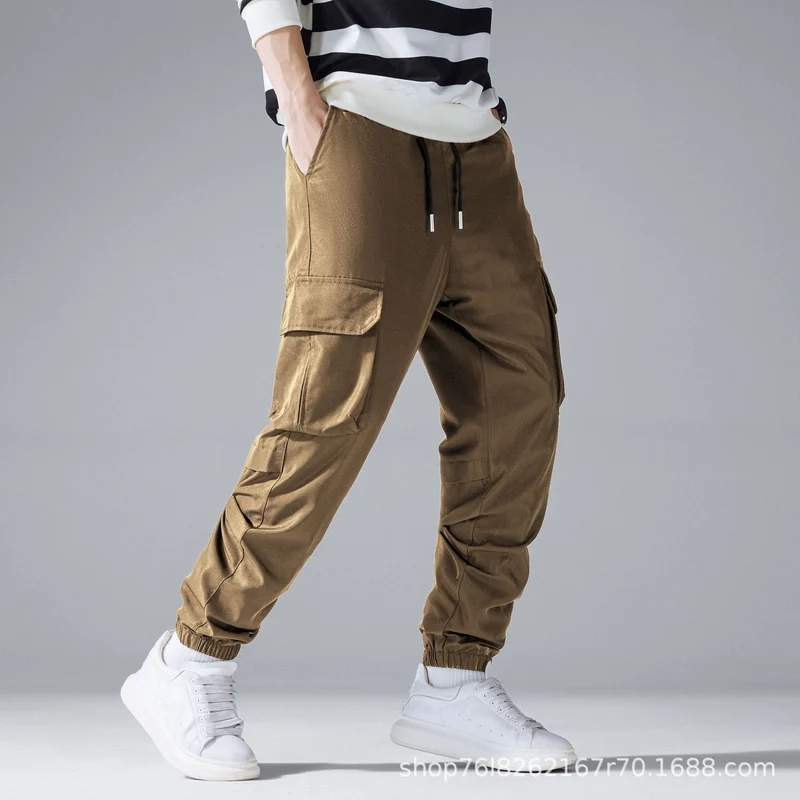 Herren Cargo-Jogginghose mit Tunnelzug, elastischen Knöchelbündchen & Mehrfachtaschen Nord Taschen
