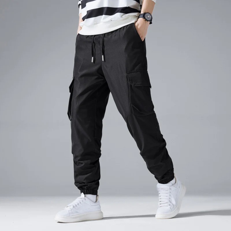 Herren Cargo-Jogginghose mit Tunnelzug, elastischen Knöchelbündchen & Mehrfachtaschen Nord Taschen