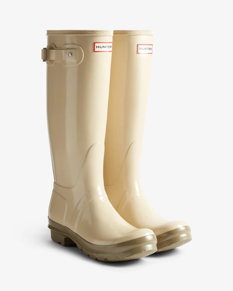 Original Tall Gloss Gummistiefel Gravel/Kettle (Damen)