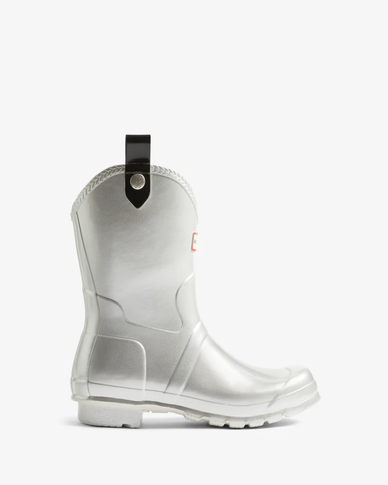 Original Cowboy Gummistiefel Silber (Damen)