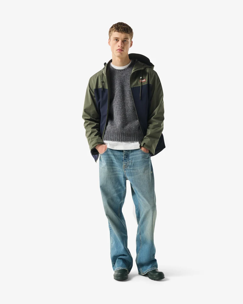 Originals Regenjacke Dunkelgrün/Dunkelblau (Herren)
