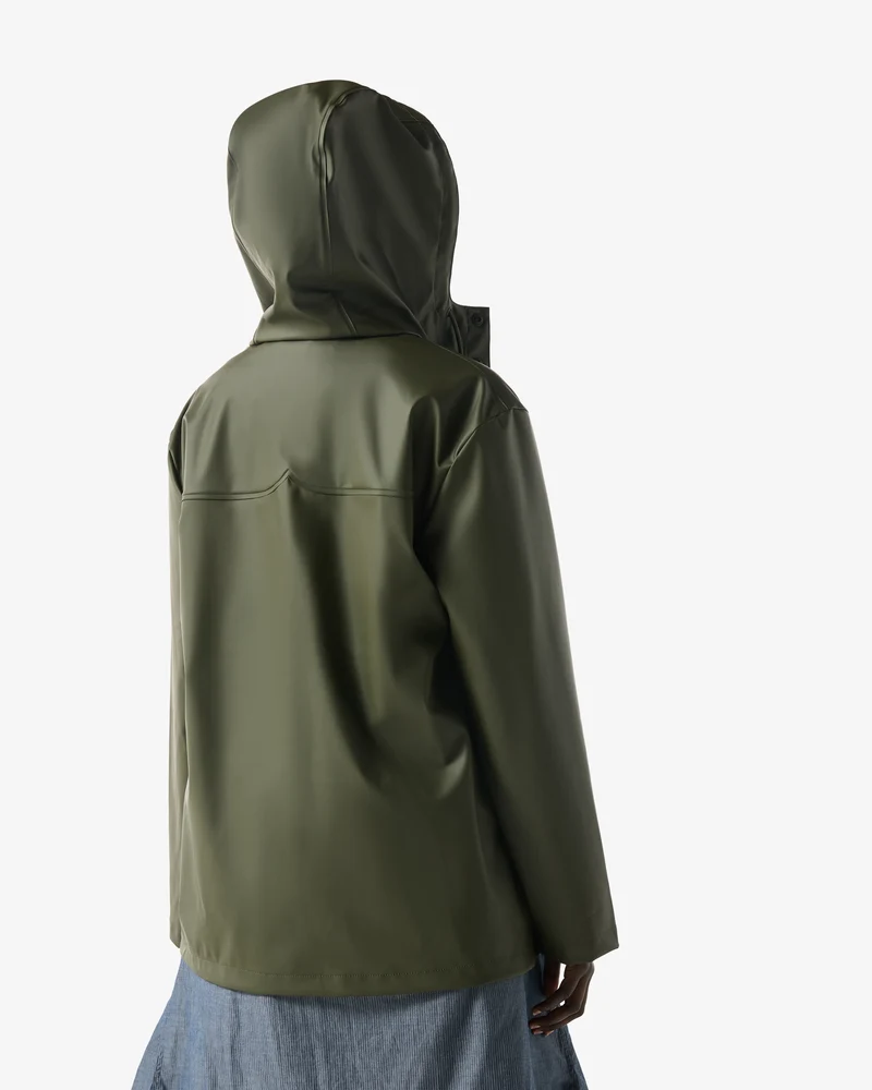 Downpour Izzy Regenjacke Dunkelgrün (Unisex)