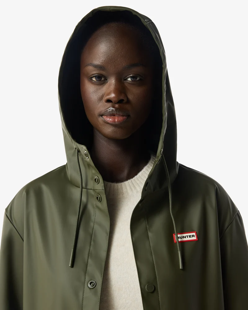 Downpour Izzy Regenjacke Dunkelgrün (Unisex)