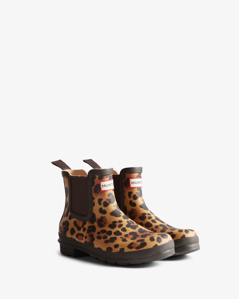 Original Chelsea Gummistiefel Leopard Print (Damen)