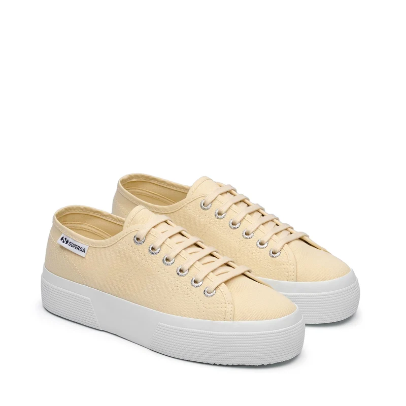 3740 PLATFORM LEGGERA - Lady Shoes - Wedge - Woman - Beige Lt Eggshell