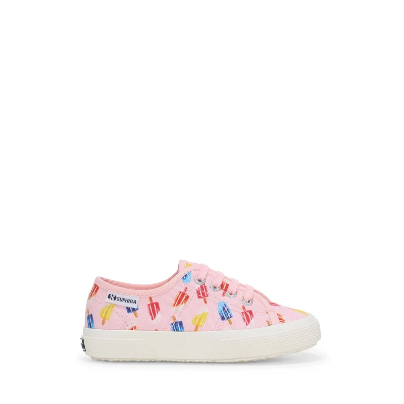 3750 KIDS ICE LOLLY PRINT LEGGERA - Le Superga - Low Cut - Kid unisex - Pink Nosegay-Ice Lolly