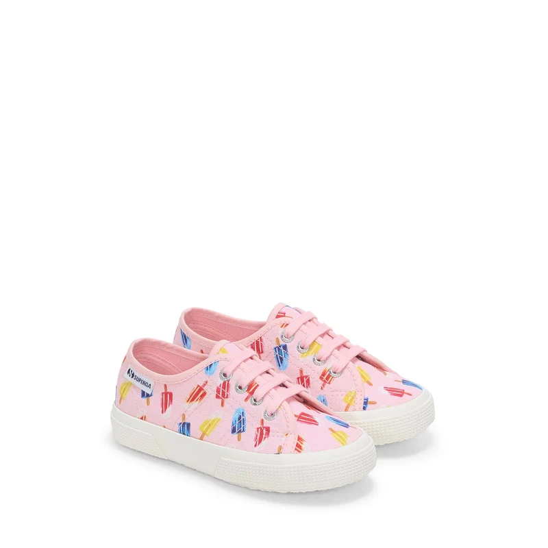 3750 KIDS ICE LOLLY PRINT LEGGERA - Le Superga - Low Cut - Kid unisex - Pink Nosegay-Ice Lolly