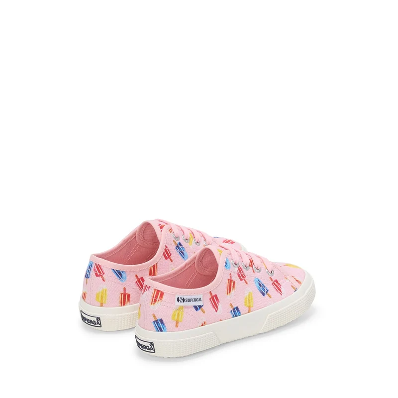 3750 KIDS ICE LOLLY PRINT LEGGERA - Le Superga - Low Cut - Kid unisex - Pink Nosegay-Ice Lolly