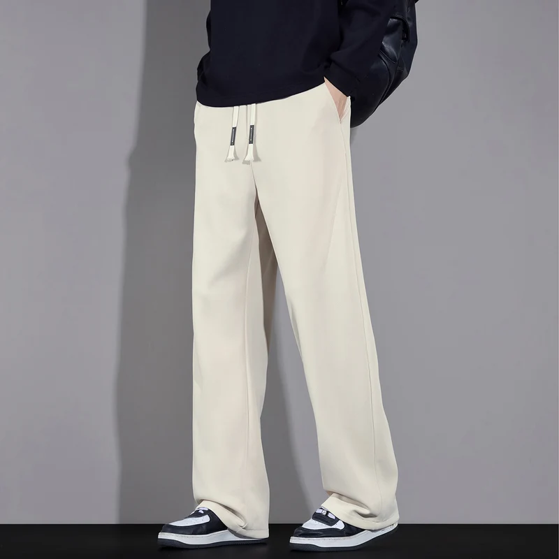 Herren Weite Relaxed-Jogginghose mit Tunnelzug und geradem Bein Nord Taschen