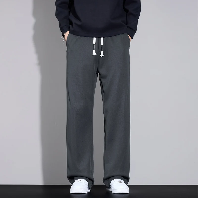 Herren Weite Relaxed-Jogginghose mit Tunnelzug und geradem Bein Nord Taschen