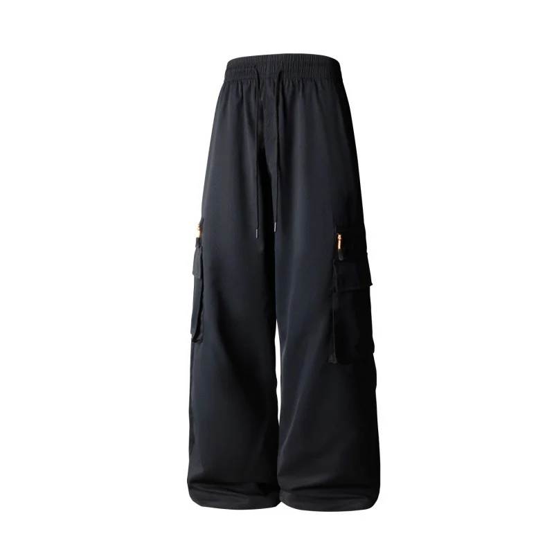 Herren Weite Cargo-Hose im Oversize-Schnitt mit elastischem Tunnelzugbund und Multifachtaschen Nord Taschen