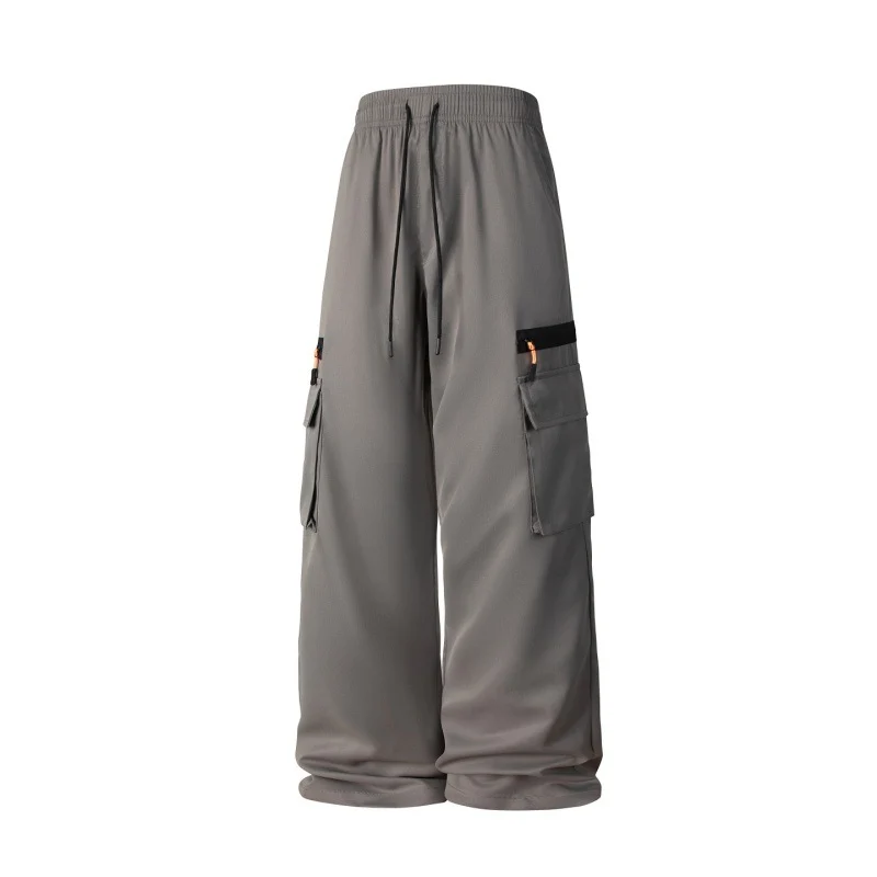 Herren Weite Cargo-Hose im Oversize-Schnitt mit elastischem Tunnelzugbund und Multifachtaschen Nord Taschen