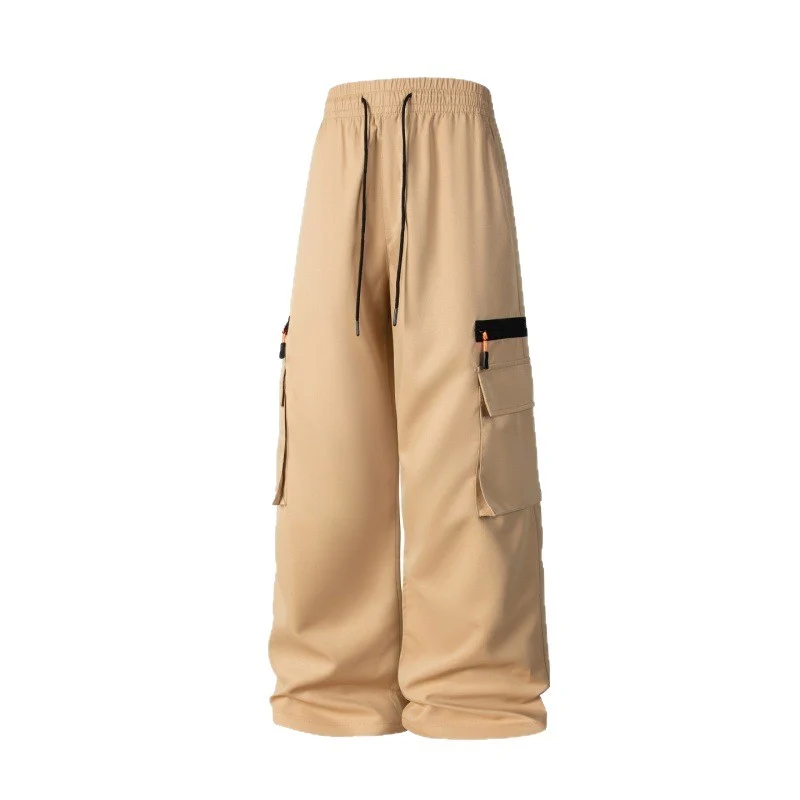 Herren Weite Cargo-Hose im Oversize-Schnitt mit elastischem Tunnelzugbund und Multifachtaschen Nord Taschen
