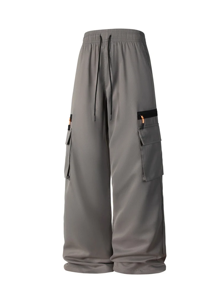 Herren Weite Cargo-Hose im Oversize-Schnitt mit elastischem Tunnelzugbund und Multifachtaschen Nord Taschen