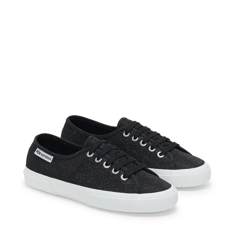 3750 JERSEY LAME LEGGERA - Le Superga - Low Cut - Woman - Black