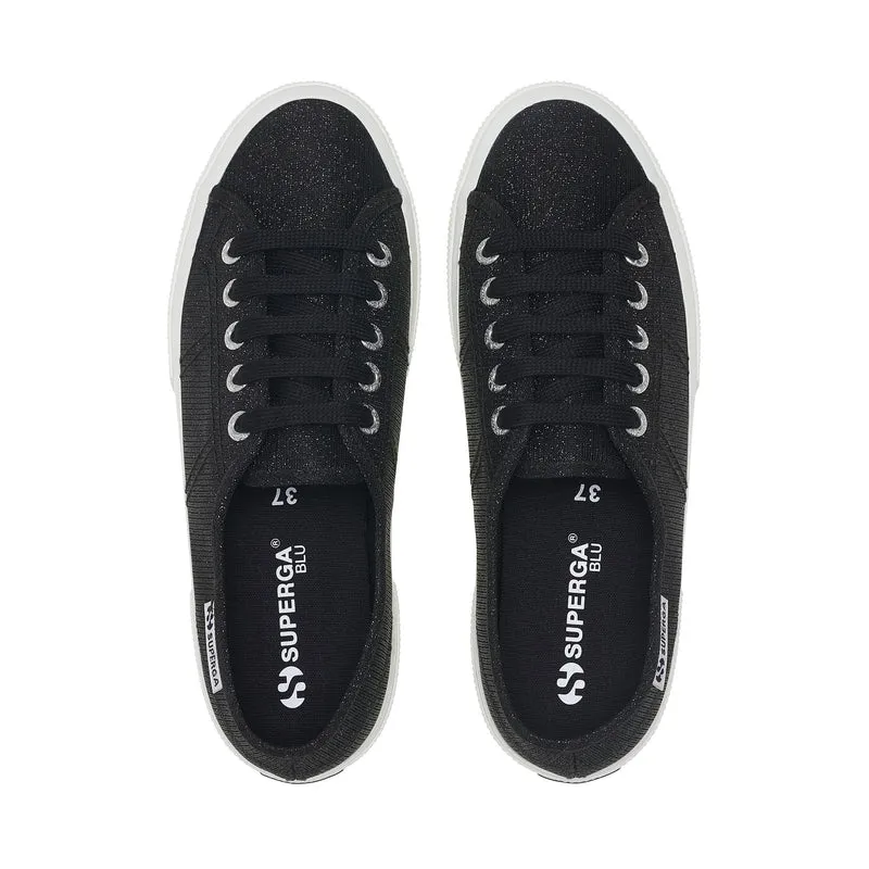 3750 JERSEY LAME LEGGERA - Le Superga - Low Cut - Woman - Black