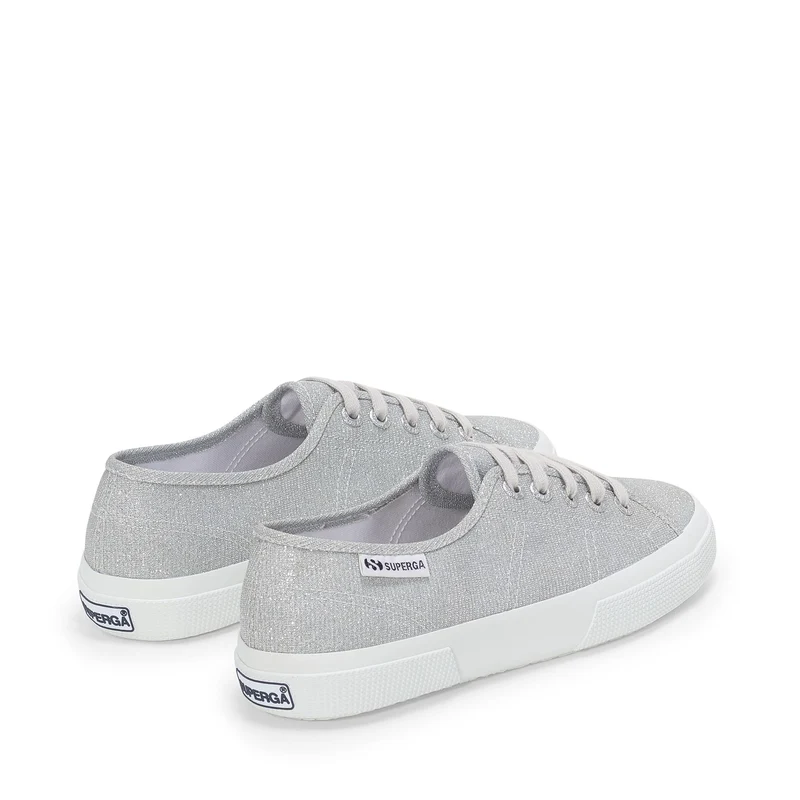 3750 JERSEY LAME LEGGERA - Le Superga - Low Cut - Woman - Grey Silver