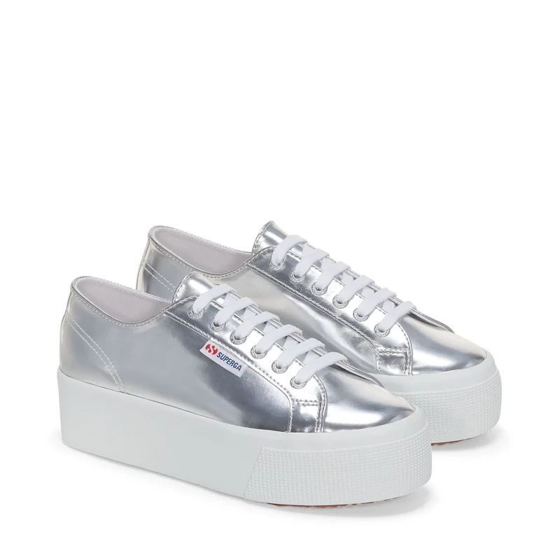 2790 MIRROR SYNTHETIC MATERIAL - Lady Shoes - Wedge - Woman - Silver