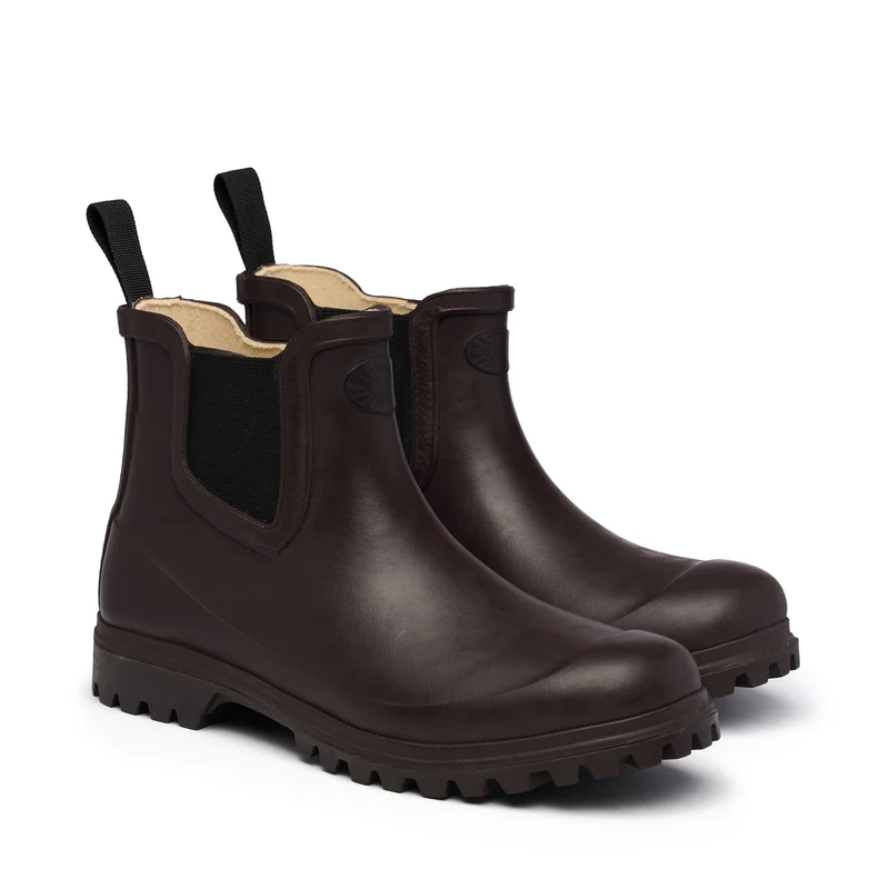 798 RUBBER BOOTS MID - Rubber Boots - Mid Cut - Woman - Brown Dark-NON UTILIZZARE