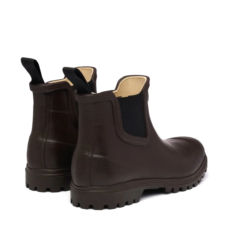 798 RUBBER BOOTS MID - Rubber Boots - Mid Cut - Woman - Brown Dark-NON UTILIZZARE