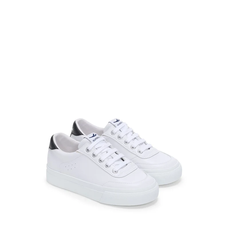 3844 VEGAN MATERIAL CLUB KIDS - Sneakers - Low Cut - Kid unisex - White-Black