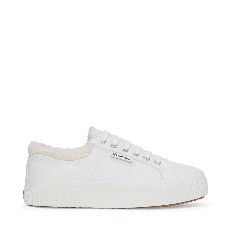 2740 PLATFORM VEGAN MATERIAL - Lady Shoes - Wedge - Woman - White Ice