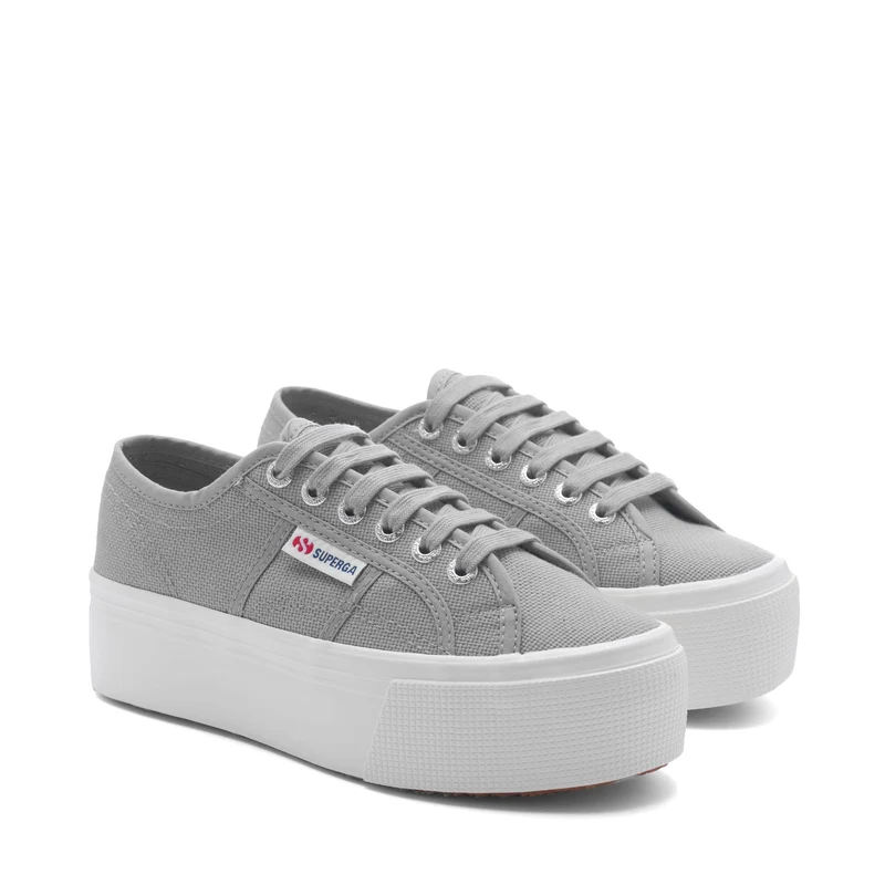 2790 PLATFORM - Lady Shoes - Wedge - Woman - Grey Md-FAvorio