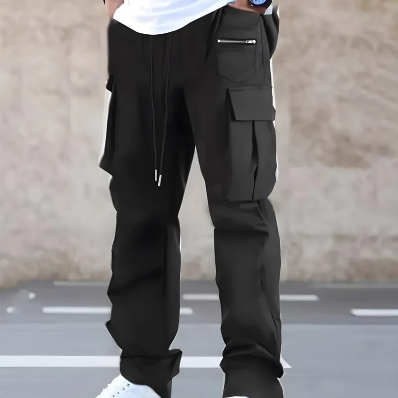 Herren Cargo-Jogginghose mit Multifachtaschen und Kordelzugbund Nord Taschen