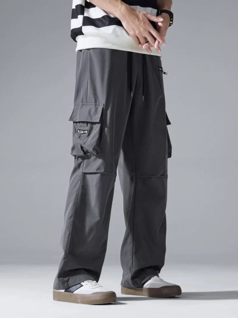 Herren Cargo-Jogginghose mit Multifachtaschen und Kordelzugbund Nord Taschen